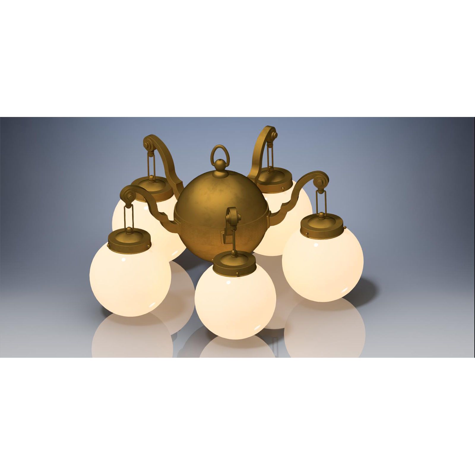 WOKA LAMPS VIENNA - OrderNr.:  21807|Baroque-Style-Chandelier