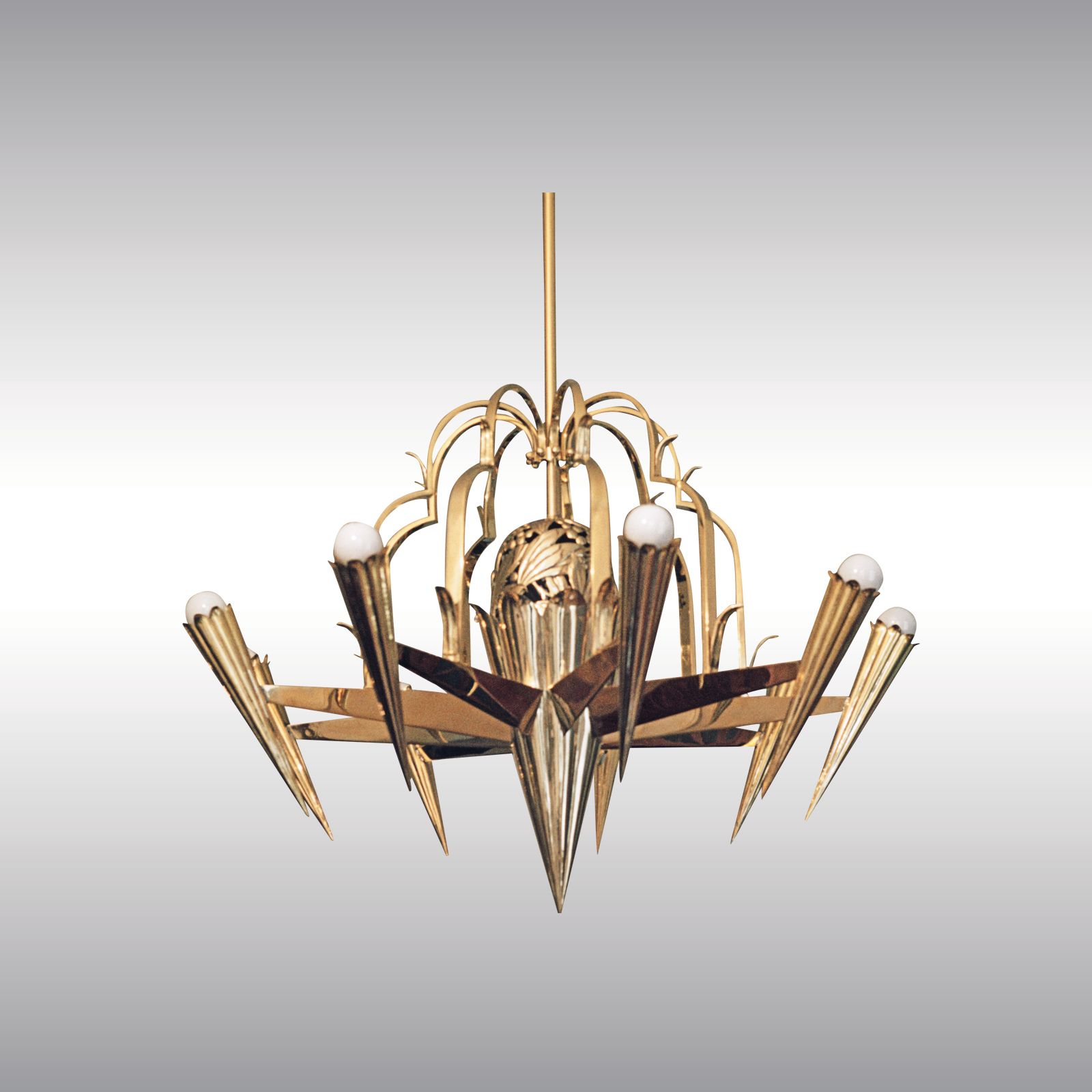 WOKA LAMPS VIENNA - OrderNr.: 22022|Dagobert Peche Chandelier 1918 - Design: Dagobert Peche