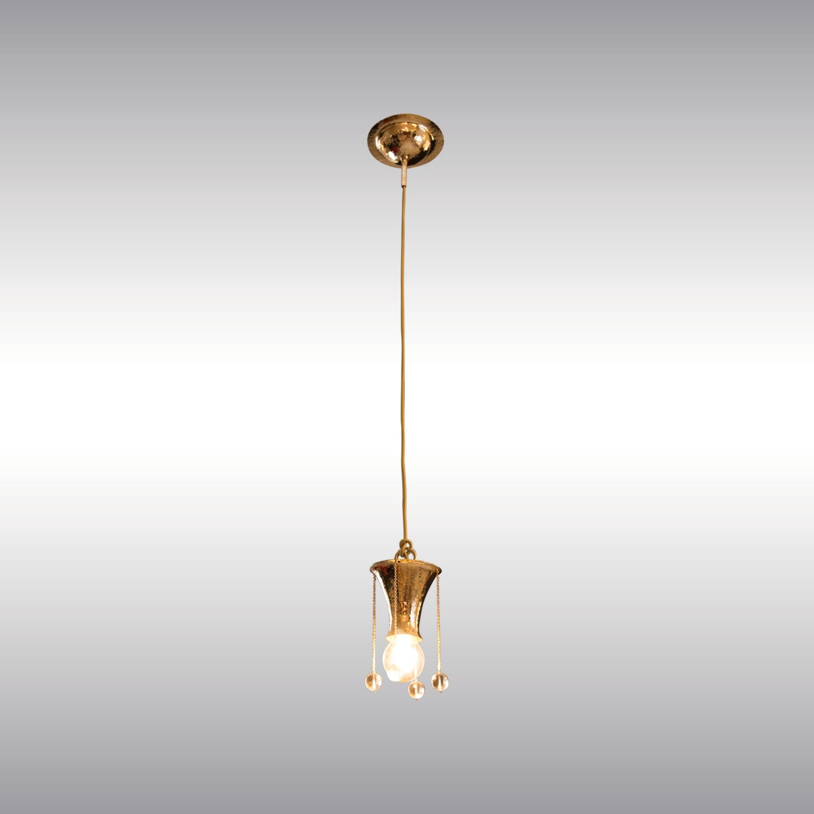 WOKA LAMPS VIENNA - OrderNr.: 22104|WW-Pende-hammered - Design: Josef Hoffmann