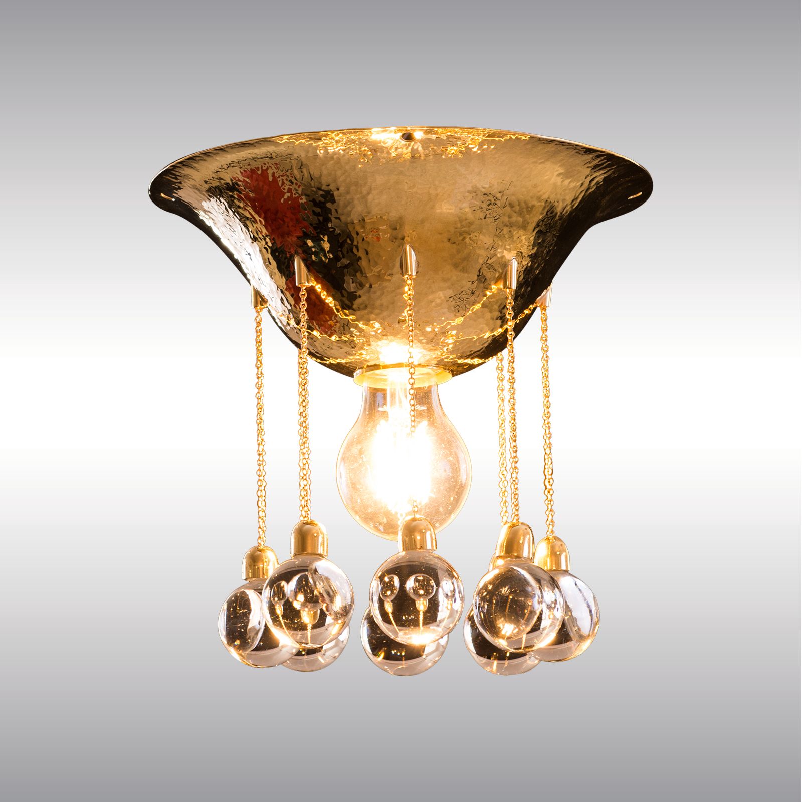 WOKA LAMPS VIENNA - OrderNr.: 22106|Flush mount Hoffmann Wittgenstein 1906 - Design: Josef Hoffmann
