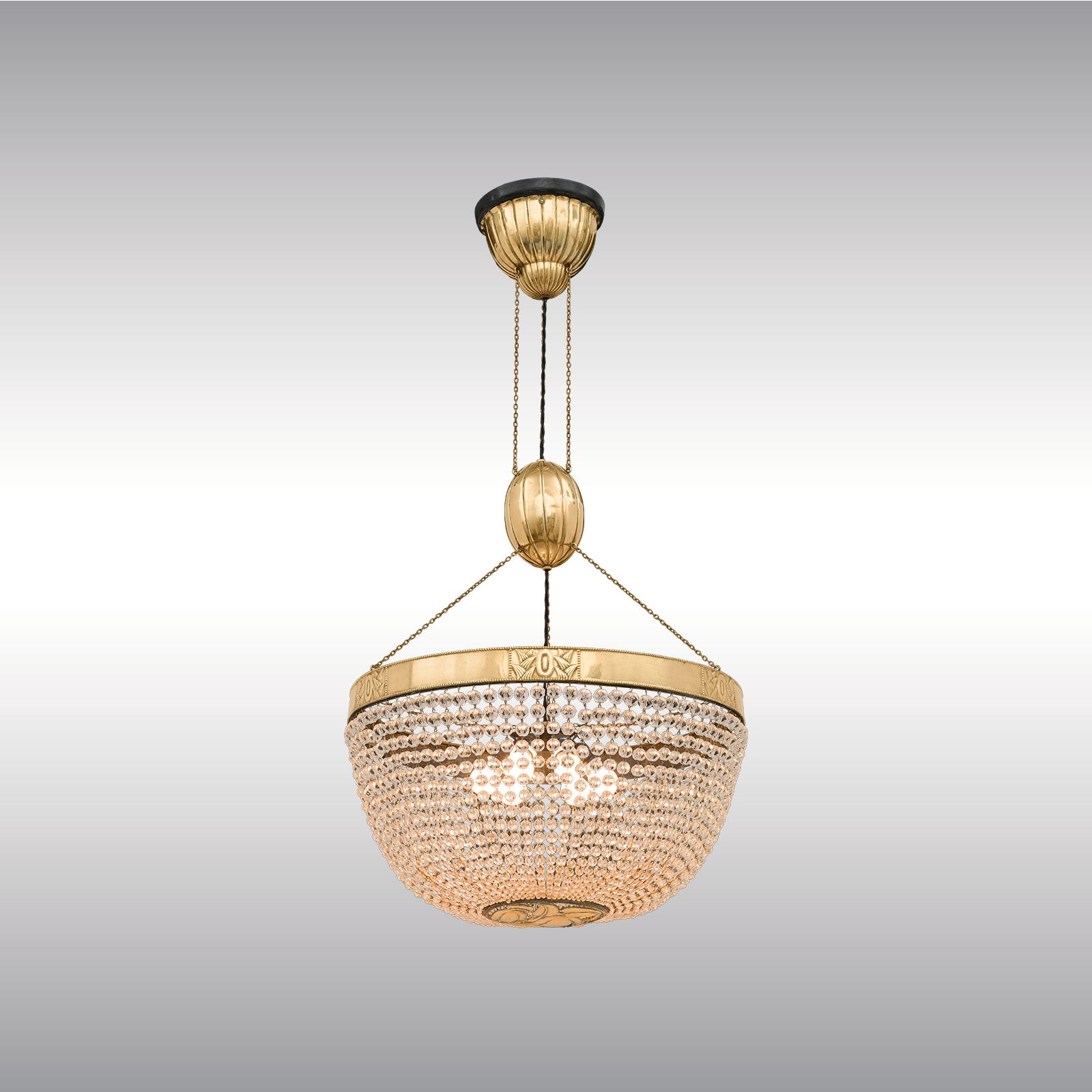 WOKA LAMPS VIENNA - OrderNr.: 22302|Otto Boehler Chandelier - Design: Josef Hoffmann