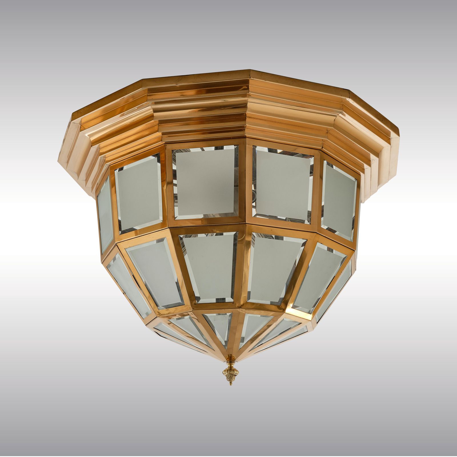 22602 - Tremendous Plafonier Imperial Hotel WOKA LAMPS VIENNA - OrderNr.: 22602|Tremendous Plafonier Imperial Hotel - Design: Josef Hoffmann