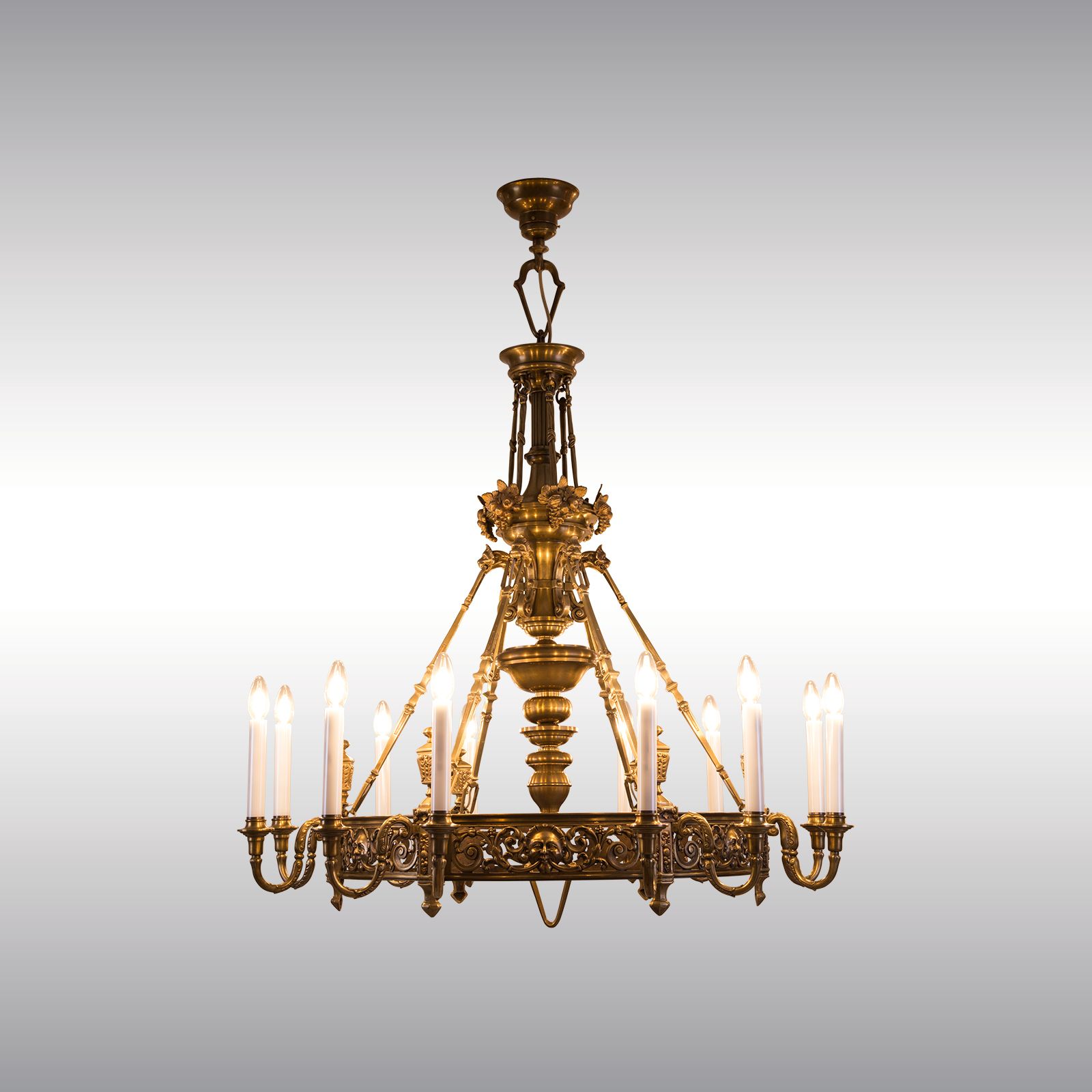 WOKA LAMPS VIENNA - OrderNr.: 80092|Historistischer Prunkluster - Design: Austrian Mastercraft