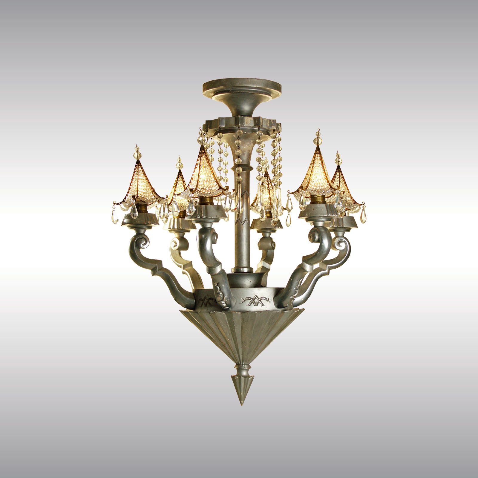 WOKA LAMPS VIENNA - OrderNr.: 4044|Art-Deco Luster - Design: Austrian Mastercraft