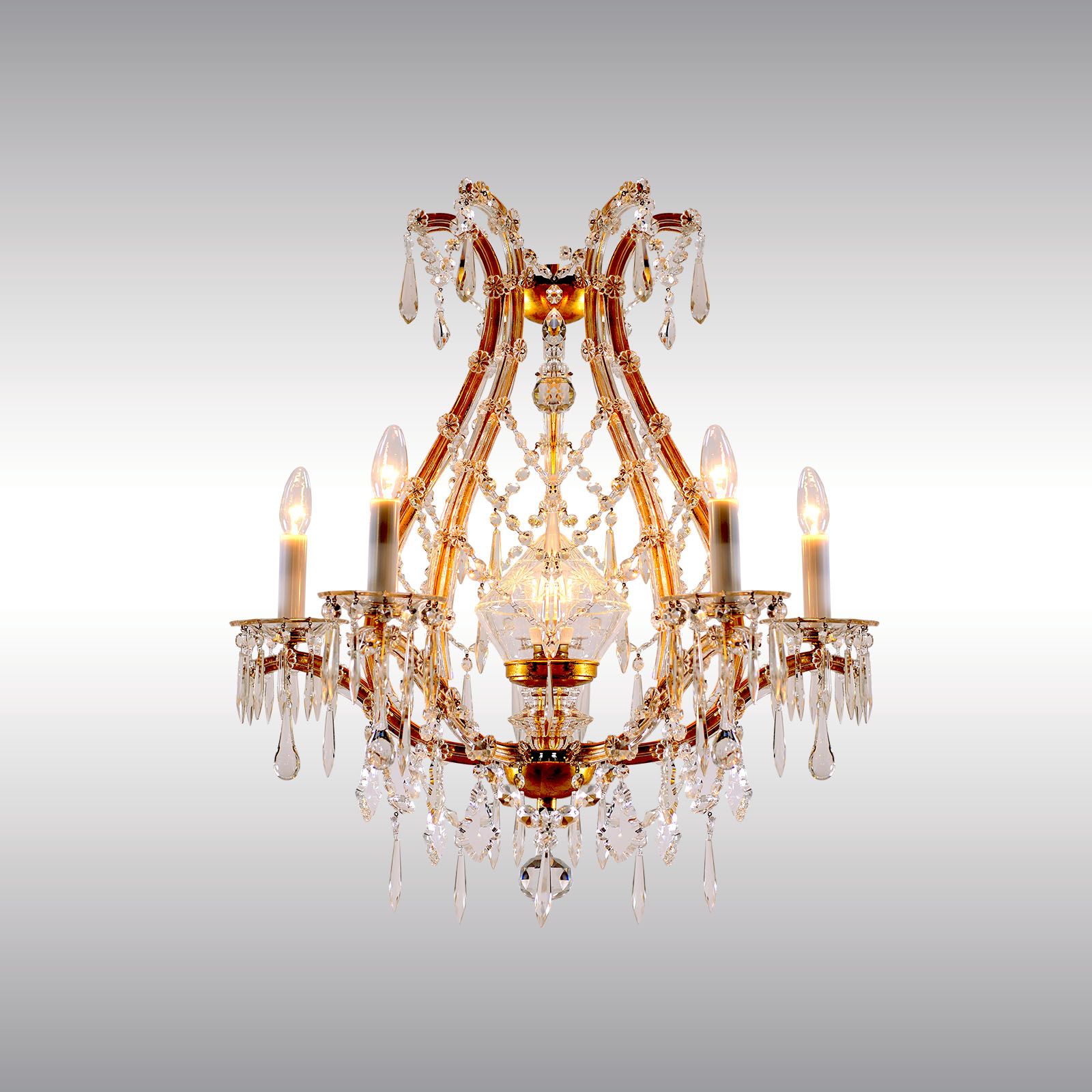 WOKA LAMPS VIENNA - OrderNr.: 80013|Salon Luster - Design: Maria Theresien Stil