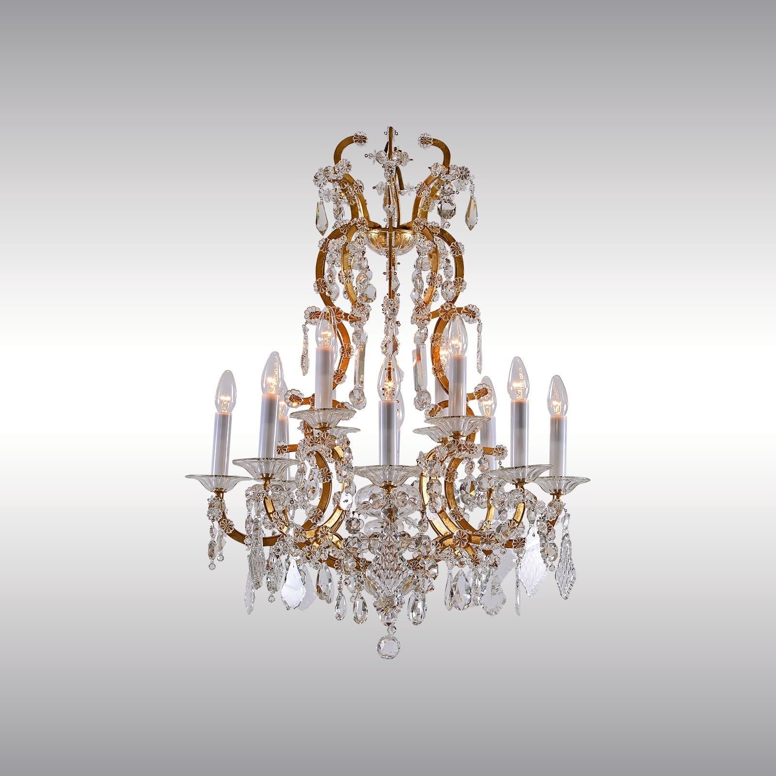 WOKA LAMPS VIENNA - OrderNr.: 80022|Glasluster - Design: Maria Theresien Stil