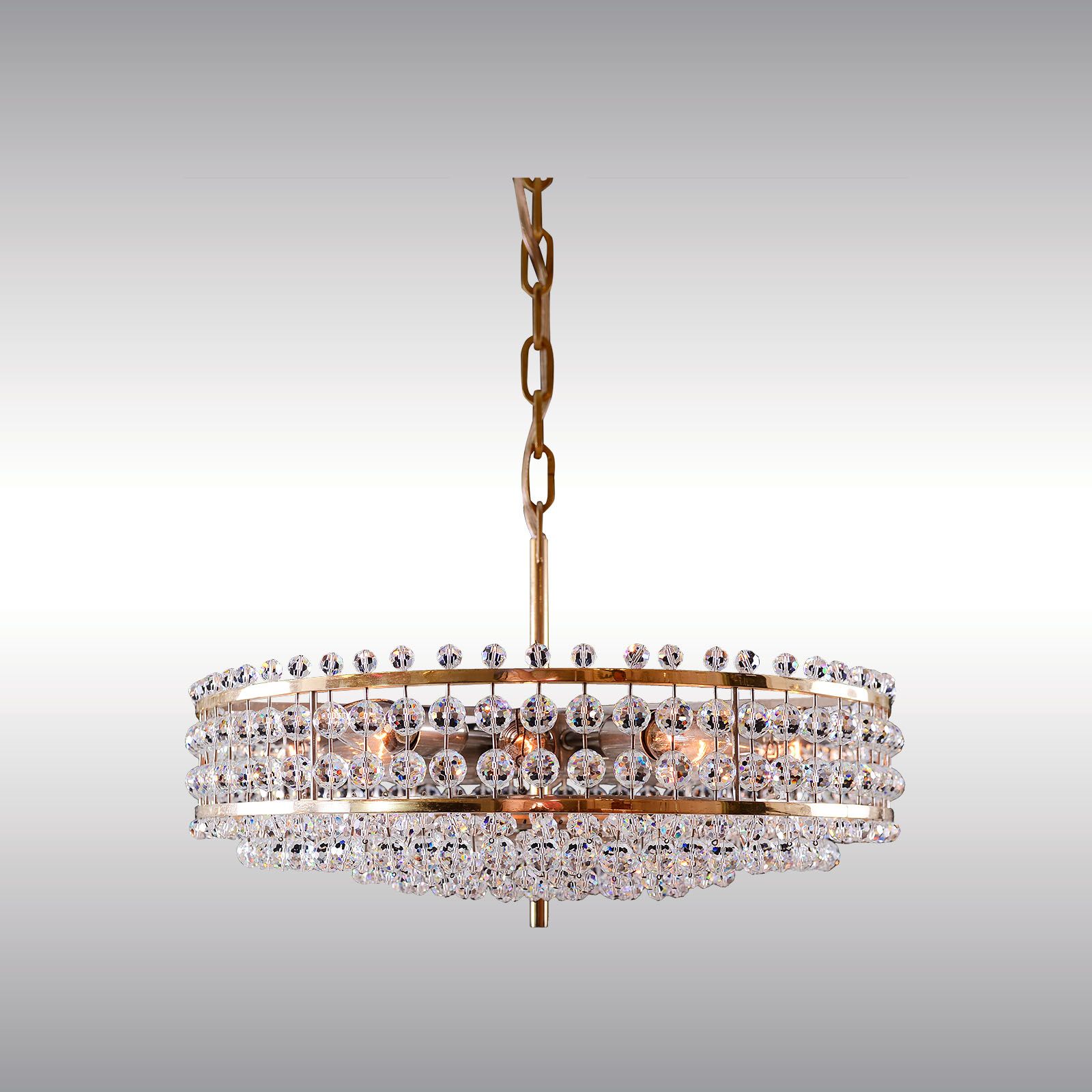 WOKA LAMPS VIENNA - OrderNr.: 80039|Very Charming and Delicate Bakalowits Chandelier - Design: Bakalowits