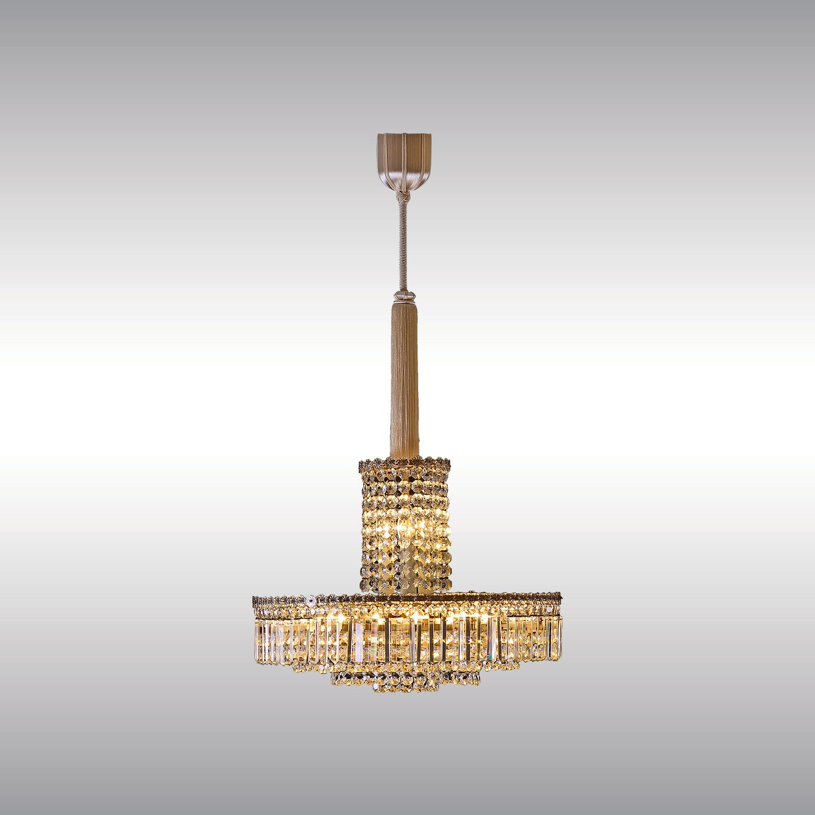 WOKA LAMPS VIENNA - OrderNr.: 80076|Very Elegant Bakalowits Chandelier from the 1960s - Design: Bakalowits