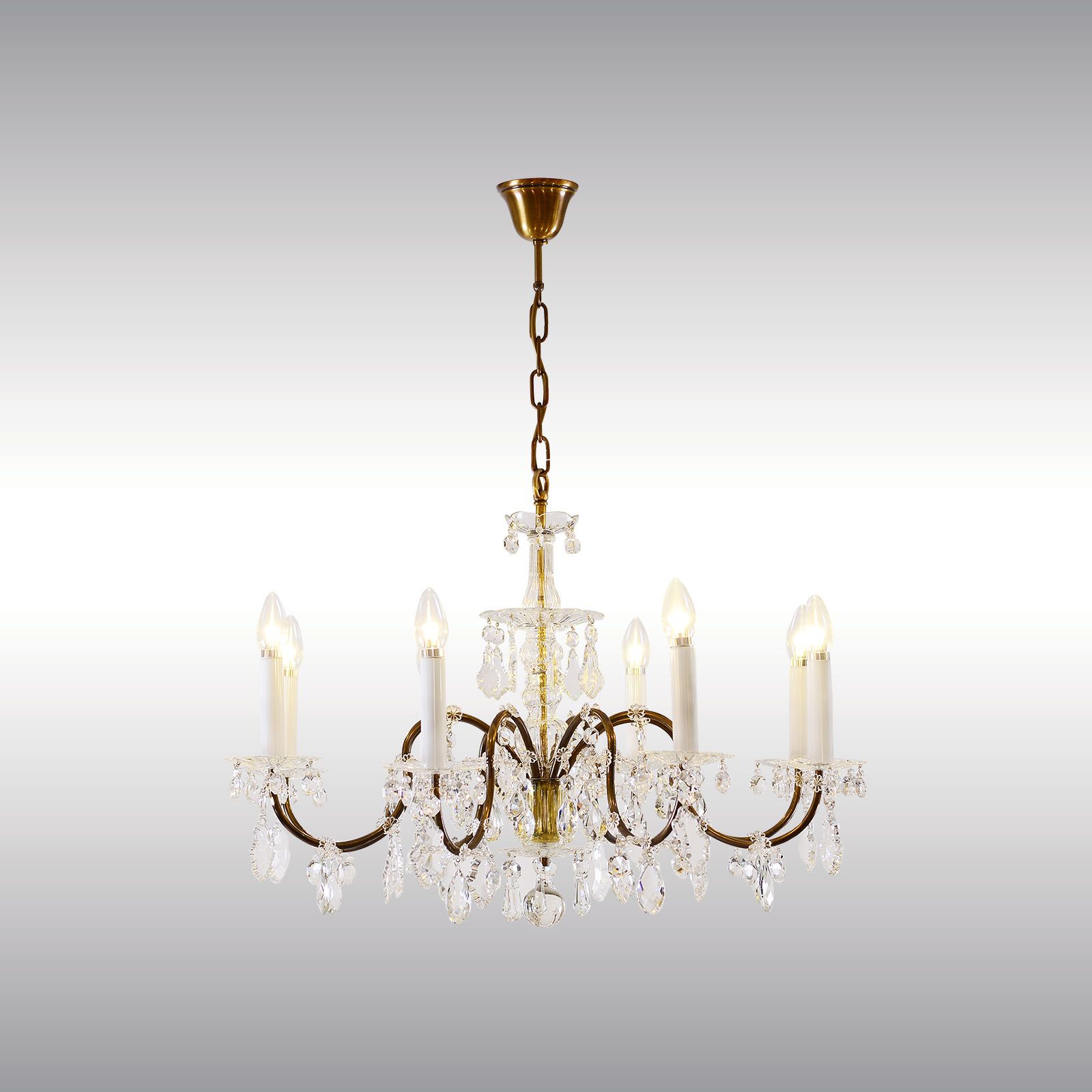 WOKA LAMPS VIENNA - OrderNr.: 44067|Lobmeyr Chandelier