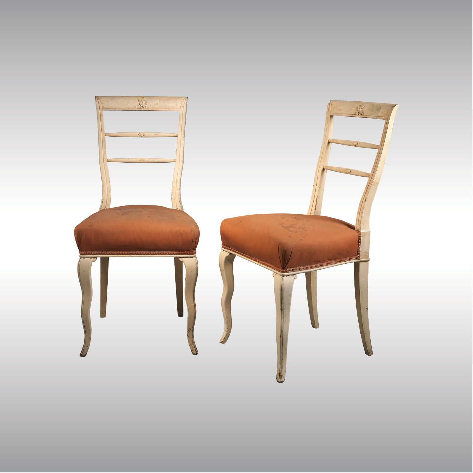 WOKA LAMPS VIENNA - OrderNr.:  80068|Art Deco Chairs Dagobert Peche attr pair
