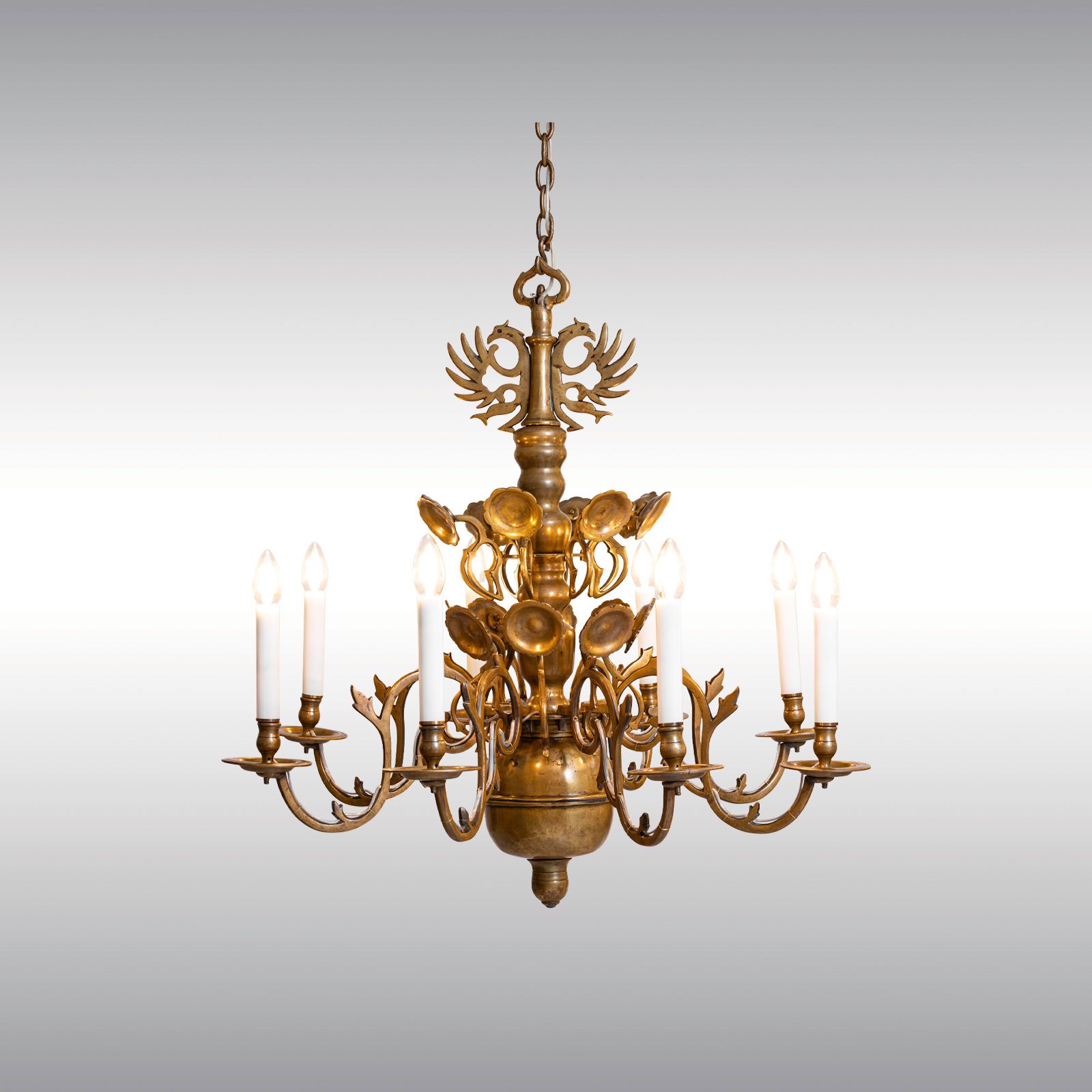 Træ Settlers hit 80059-Polish Baroque Style Chandelier 18th century - WOKA LAMPS VIENNA