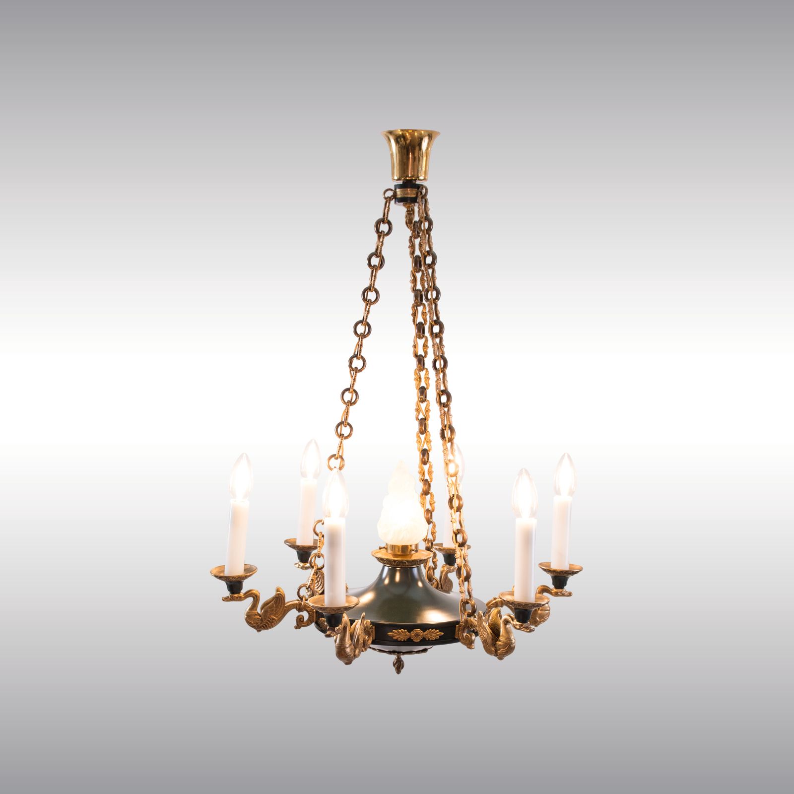 WOKA LAMPS VIENNA - OrderNr.: 80061|Empireluster, zweiter Historismus 1920 - Design: Austrian Mastercraft