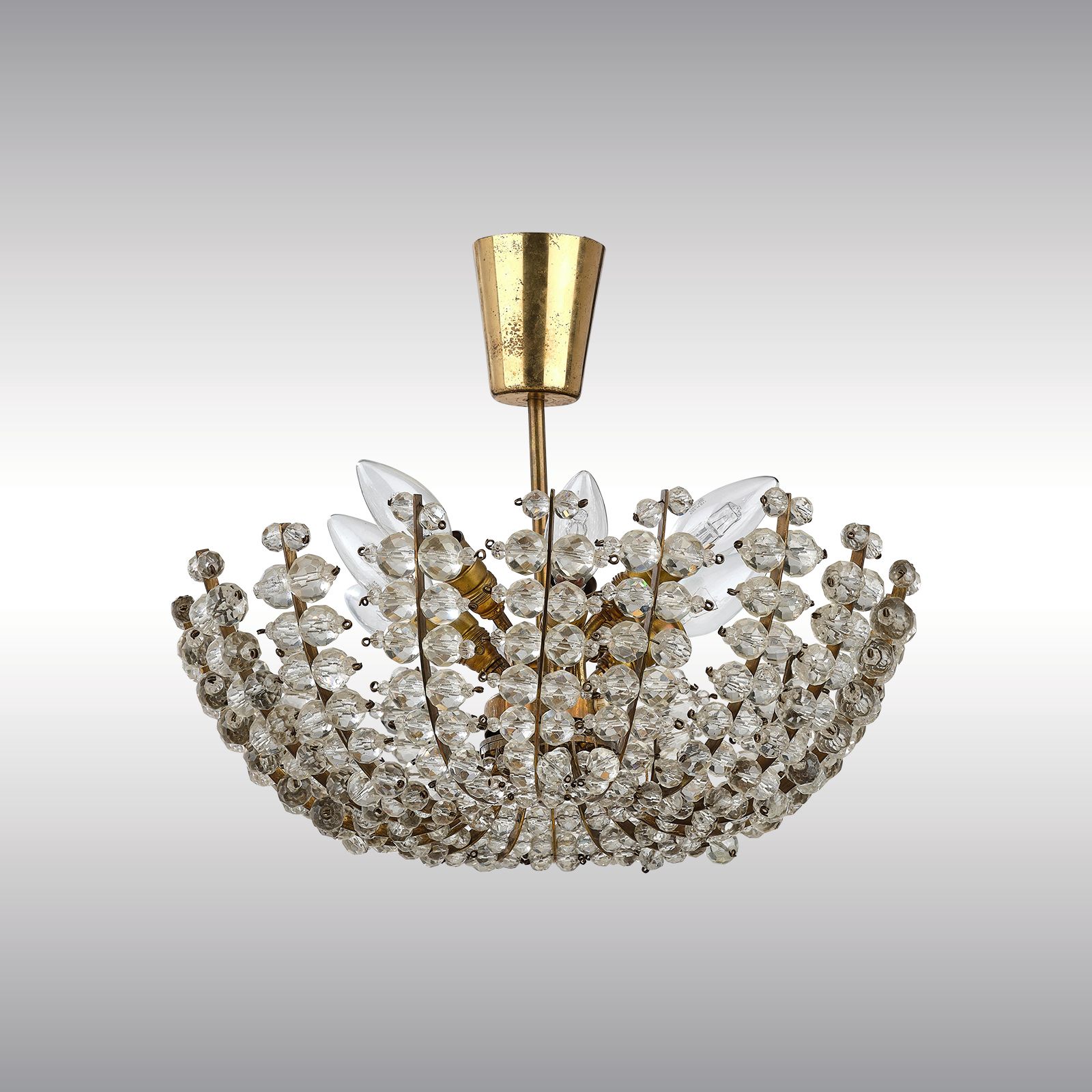 WOKA LAMPS VIENNA - OrderNr.:  50516|Oswald Haerdtl Chandelier