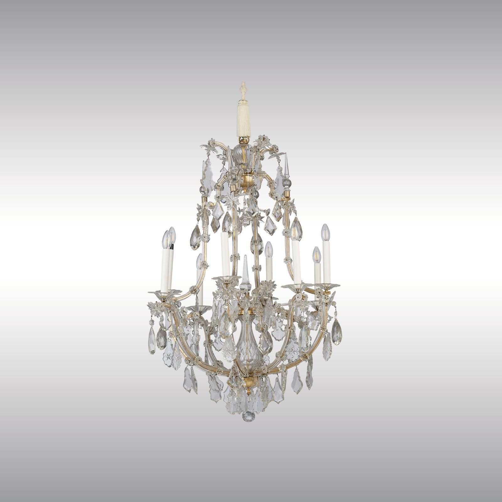 55020 - Wiener Salonluster WOKA LAMPS VIENNA - OrderNr.: 55020|Wiener Salonluster - Design: Austrian Mastercraft