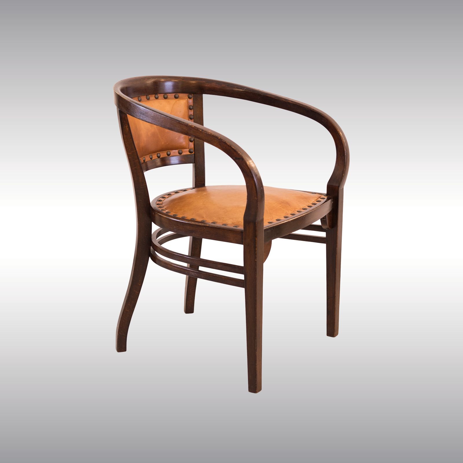 WOKA LAMPS VIENNA - OrderNr.: 80031|Besonders seltener und schöner Otto Wagner Sessel von Thonet 1901 - Design: Otto Wagner