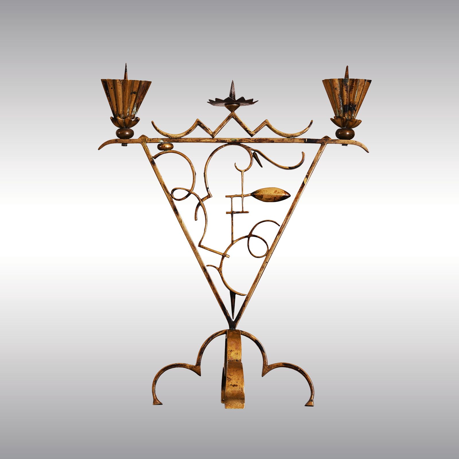 80130 - Candlestick WOKA LAMPS VIENNA - OrderNr.: 80130|Candlestick