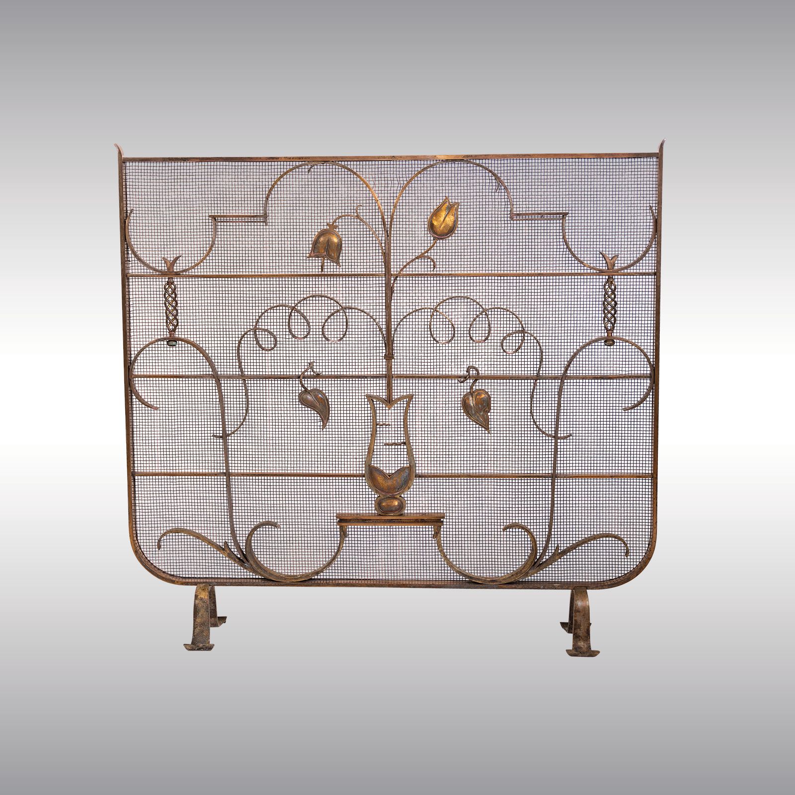 80131 - Fireplace-Screen WOKA LAMPS VIENNA - OrderNr.: 80131|Fireplace-Screen - Design: Josef Hoffmann attr.