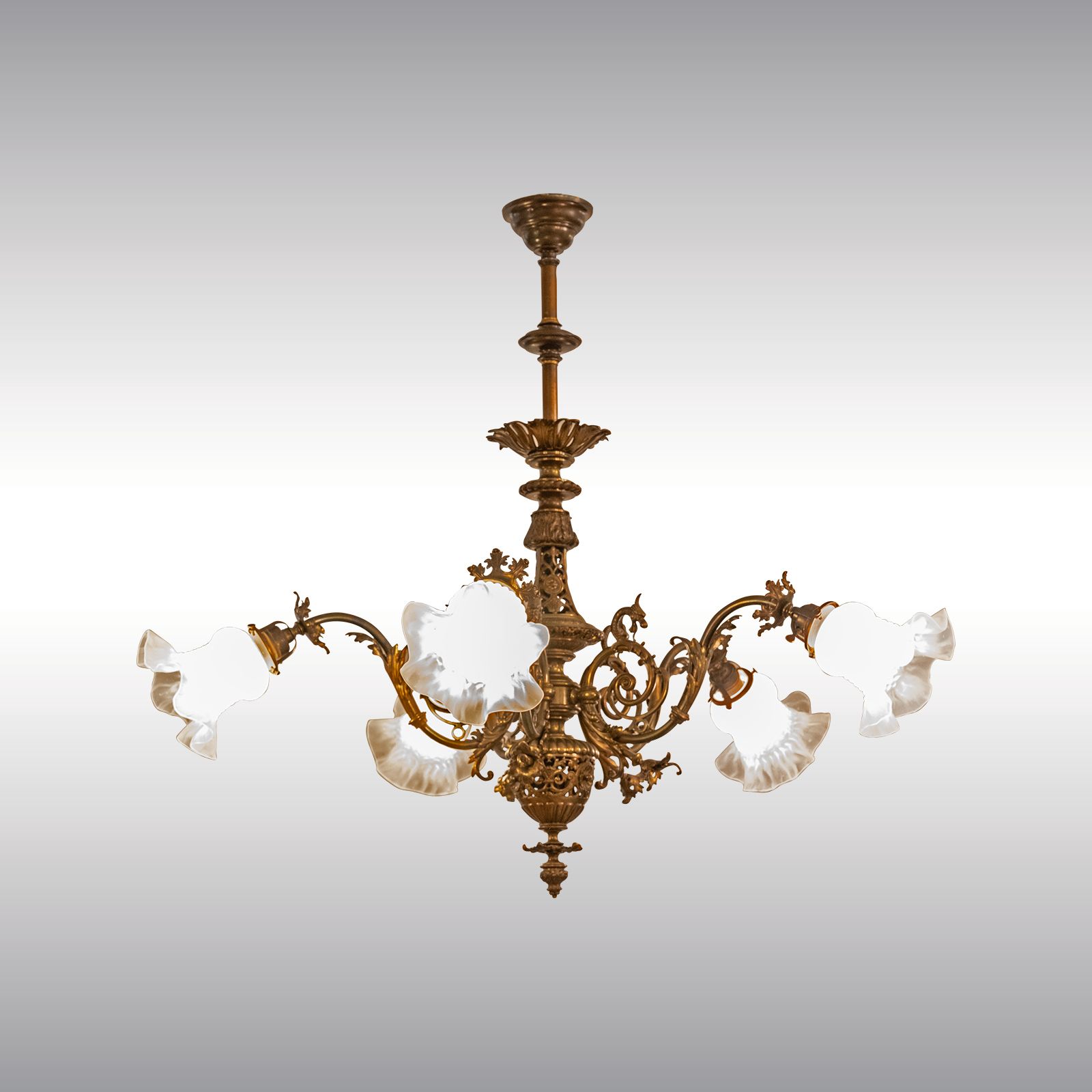 WOKA LAMPS VIENNA - OrderNr.: 80138|Historistic Chandelier ca 1880 - Design: Austrian Mastercraft