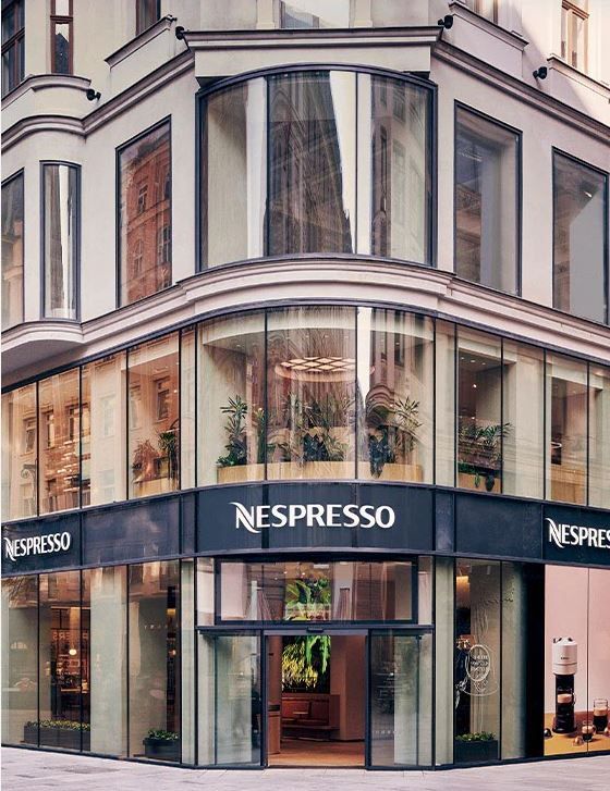 WOKA LAMPS VIENNA - Portfolio: Nespresso Flagship Store Vienna