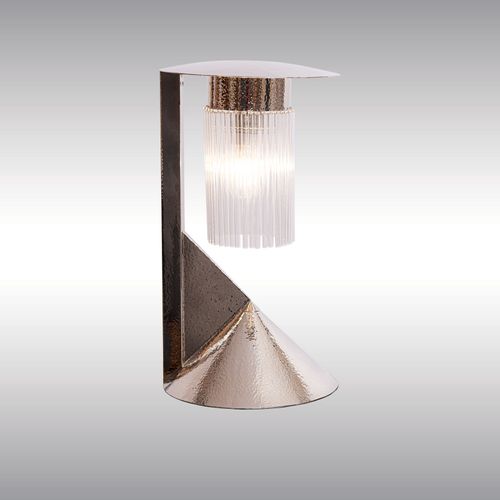 WOKA LAMPS VIENNA - OrderNr.: 20317|Reininghaus gehämmert, Kolo Moser Tischlampe reines Silber - Design: Koloman (Kolo) Moser - Foto 2