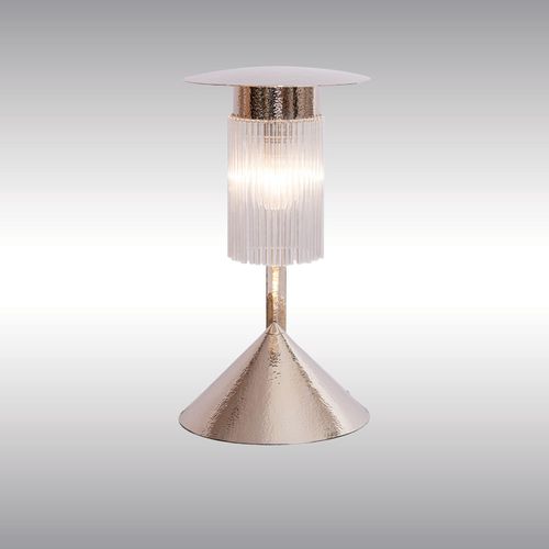 WOKA LAMPS VIENNA - OrderNr.: 20314|Reininghaus, Kolo Moser hammered Tischlampe - Design: Koloman (Kolo) Moser - Foto 3