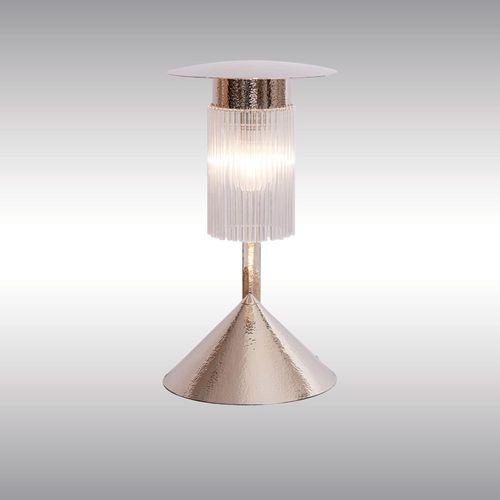 WOKA LAMPS VIENNA - OrderNr.: 20314|Reininghaus gehämmert, Kolo Moser Tischlampe - Design: Koloman (Kolo) Moser - Foto 3