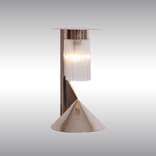 WOKA LAMPS VIENNA - OrderNr.: 20314|Reininghaus, Kolo Moser hammered Tischlampe - Design: Koloman (Kolo) Moser - Foto 1