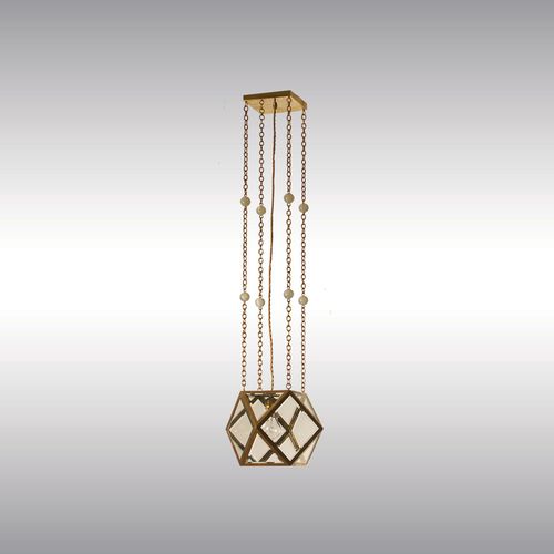 WOKA LAMPS VIENNA - OrderNr.: 20909|Very early Josef Hoffmann Pendant 1900 - Design: Josef Hoffmann - Foto 0