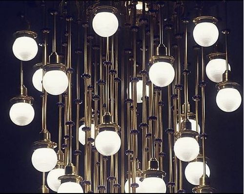 WOKA LAMPS VIENNA - OrderNr.: 21102|Steinhof Church Chandelier 36fl Otto Wagner - Ambience-Image-1