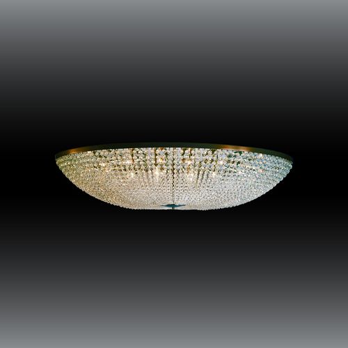 WOKA LAMPS VIENNA - OrderNr.: 21324|Magnificent oval beaded Chandelier for Harry Winston - Design: WOKA - Foto 0