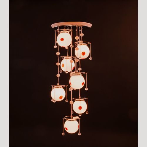 WOKA LAMPS VIENNA - OrderNr.: 21409|Koloman Moser Chandelier - Design: Koloman (Kolo) Moser - Foto 3