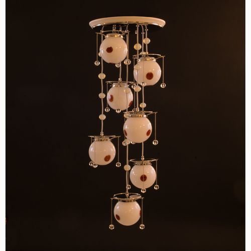 WOKA LAMPS VIENNA - OrderNr.: 21409|Koloman Moser Chandelier - Design: Koloman (Kolo) Moser - Foto 4