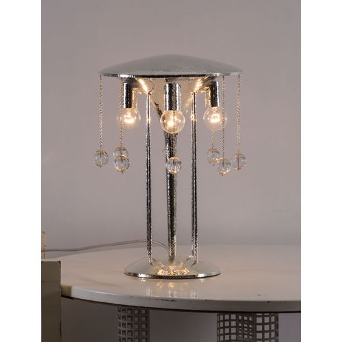 WOKA LAMPS VIENNA - OrderNr.: 21515|Hoffmann hammered Table Lamp - Ambience-Image-0