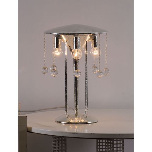 WOKA LAMPS VIENNA - OrderNr.: 21515|Hoffmann hammered Table Lamp - Ambiente-Foto-1