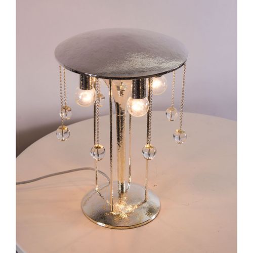 WOKA LAMPS VIENNA - OrderNr.: 21515|Hoffmann hammered Table Lamp - Ambience-Image-1