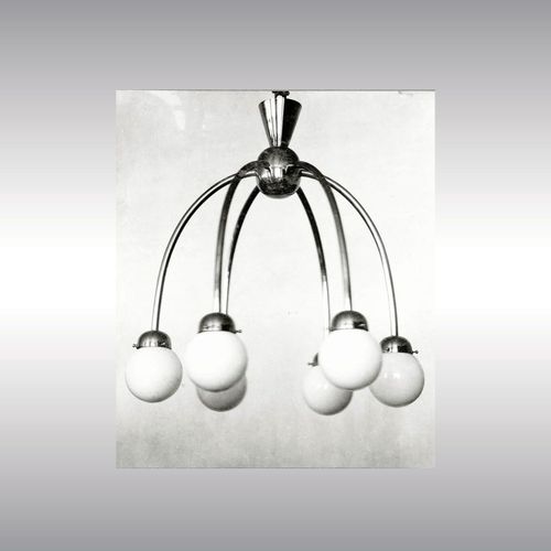 WOKA LAMPS VIENNA - OrderNr.: 21605|6 - arm chandelier, M I pe40 - Design: Josef Hoffmann - Foto 1