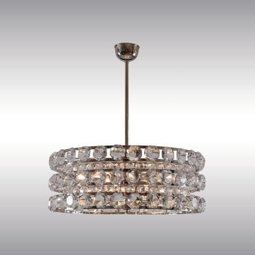 WOKA LAMPS VIENNA - OrderNr.:  21727|Mid Century Modern Crystal Chandelier