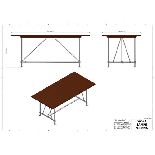 WOKA LAMPS VIENNA - OrderNr.: 21805|Otto Wagner Table die Zeit 1902 - Ambiente-Foto-3