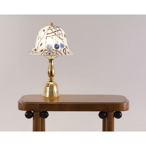 WOKA LAMPS VIENNA - OrderNr.: 21812|Hammered Josef Hoffmann Wiener Werkstaette Table Lamp - Ambience-Image 7
