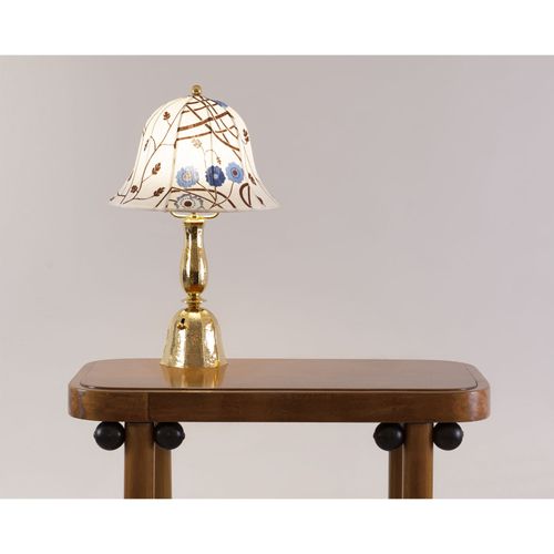 WOKA LAMPS VIENNA - OrderNr.: 21812|Hammered Josef Hoffmann Wiener Werkstaette Table Lamp - Ambience-Image-8