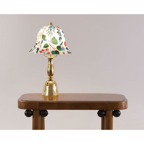 WOKA LAMPS VIENNA - OrderNr.: 21812|Hammered Josef Hoffmann Wiener Werkstaette Table Lamp - Ambience-Image-6