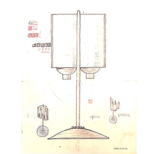 WOKA LAMPS VIENNA - OrderNr.: 22001|Josef Hoffmann und Wiener Werkstaette Tischlampe - Kerzenleuchter - Ambiente-Foto-0