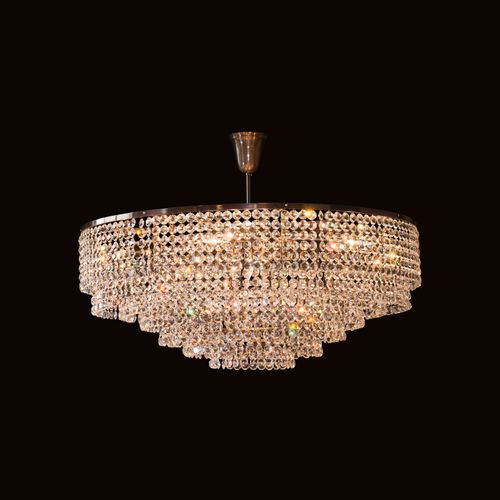 WOKA LAMPS VIENNA - OrderNr.: 22119|Big Crystal Chandelier 48 inch - Design: WOKA - Foto 0