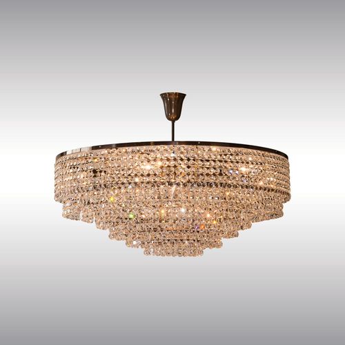 WOKA LAMPS VIENNA - OrderNr.: 22119|Big Crystal Chandelier 48 inch - Design: WOKA - Foto 3