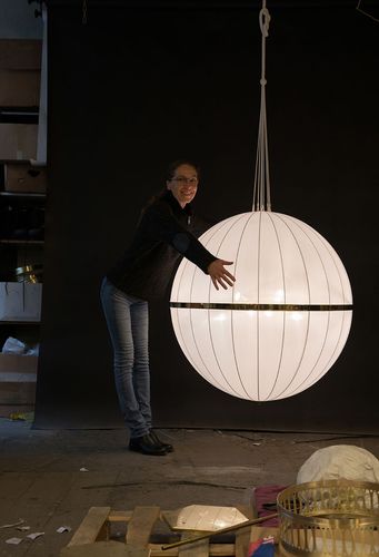 WOKA LAMPS VIENNA - OrderNr.: 22132|XL Luna Josef Hoffmann 100cm - Ambiente-Foto-6