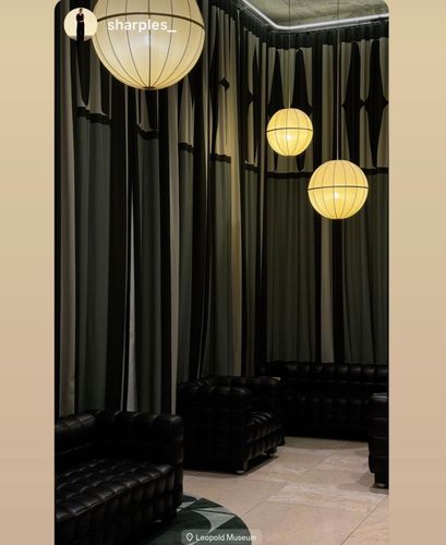 WOKA LAMPS VIENNA - OrderNr.: 22132|XL Luna Josef Hoffmann 100cm - Ambiente-Foto-1