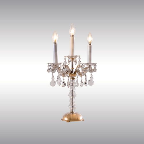 WOKA LAMPS VIENNA - OrderNr.:  70034|Crystal-Table-Lamp