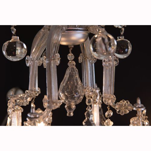 WOKA LAMPS VIENNA - OrderNr.: 44057|Baroque glass Chandelier 18th century - Foto 3