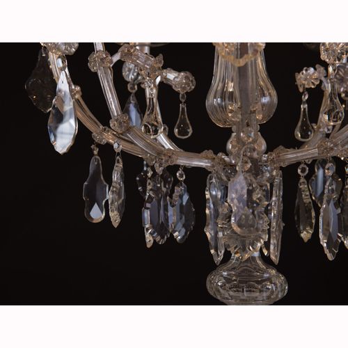 WOKA LAMPS VIENNA - OrderNr.: 44057|Baroque glass Chandelier 18th century - Foto 5