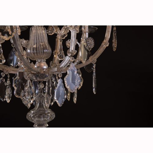 WOKA LAMPS VIENNA - OrderNr.: 44057|Baroque glass Chandelier 18th century - Foto 4